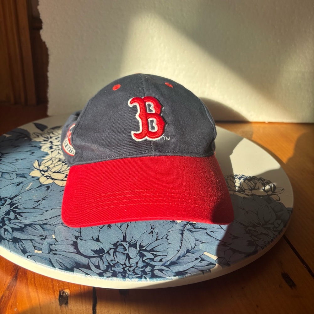 Boston Red Sox Kids Baseball Hat Red & Black Vintage Style - Picture 3 of 14